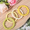 Polymer Clay Heishi Surfer Stretch Bracelets Set BJEW-SW00131-4