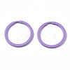 Spray Painted Iron Split Key Rings KEYC-S255-003-4