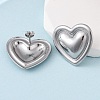 304 Stainless Steel Stud Earrings EJEW-K311-01P-3