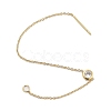 Rack Plating Brass Ear Wire KK-N255-08G-A-RS-1