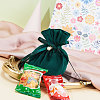 Velvet Jewelry Bags with Drawstring & Plastic Imitation Pearl TP-CJC0001-03B-7