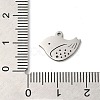 Non-Tarnish 201 Stainless Steel Pendants STAS-E206-04P-06-3