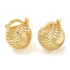 Rack Plating Brass Hoop Earring EJEW-C079-11G-1