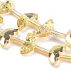 Electroplate Transparent Glass Beads EGLA-H112-05HP-02-3
