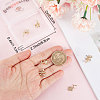 9Pcs 3 Style Brass Micro Pave Cubic Zirconia Pendants Sets KK-BBC0007-54-3