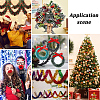 25 Yards Polyester Filigree Sparkle Tinsel Hanging Garland DIY-CY0001-97C-4