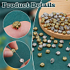 120Pcs 2 Colors Tibetan Style Zinc Alloy Beads FIND-PH0021-42-4