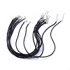 Trendy Braided Imitation Leather Necklace Making NJEW-S105-017-2