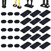 100Pcs 2 Styles PC Plastic Action Figure Display Pedestals ODIS-NB0001-66B-1
