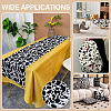 Cow Pattern Polycotton Fabric DIY-WH0504-693-5
