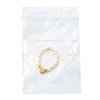 Natural Freshwater Pearl & 304 Stainless Steel Bead Finger Rings RJEW-FS00001-13-8