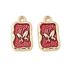 Alloy Enamel Charms PALLOY-F316-06G-1