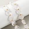 Natural Quartz Crystal Beads Strands G-B044-B15-01-1