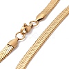 PVD Vacuum Plating 304 Stainless Steel Snake Chains Necklaces NJEW-O058-31G-1