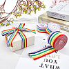 Stripe Double Face Rainbow Ribbon OCOR-FG0001-06-6