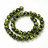 Handmade Silver Foil Lampwork Beads Strands FOIL-L016-A02-2