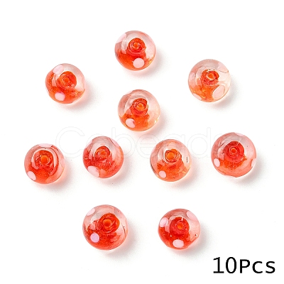 10Pcs Handmade Lampwork Beads LAMP-YW0001-96C-1