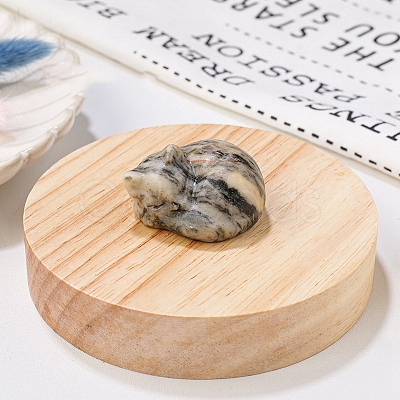 Natural Leopard Skin Jasper Display Decorations DJEW-PW0009-009B-1