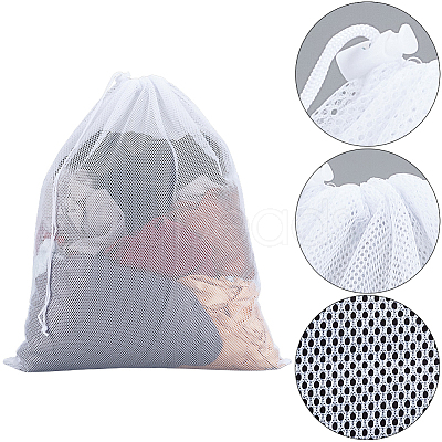 2Pcs Polyester Drawstring Clothing Storage Bags ABAG-GF0001-49B-1