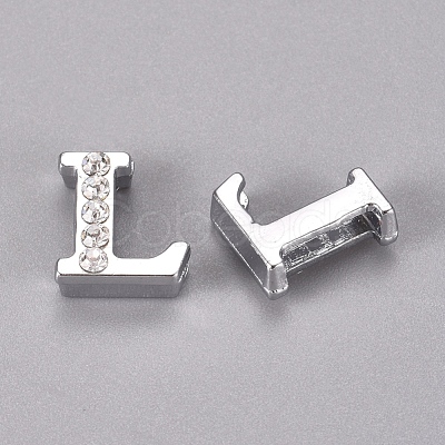Alloy Slide Charms PALLOY-WH0066-21L-1