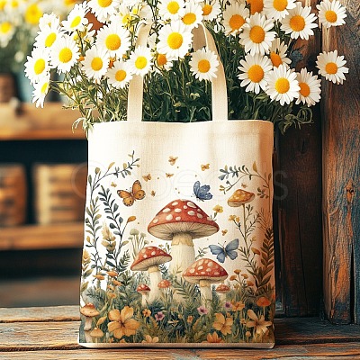 Canvas Women's Tote Bags ABAG-WH0056-003-1