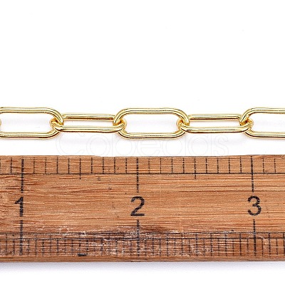 Brass Paperclip Chains CHC-G007-01G-1