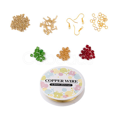 DIY Christmas Gift Earring Making Kits DIY-JP0005-70-1