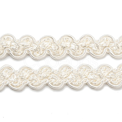 Polyester Wavy Lace Trim OCOR-K007-03B-1