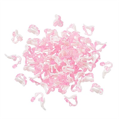 Plastic Clip-on Earring Findings LS-X-FIND-Q001-02-1