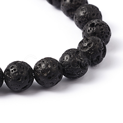 Natural Lava Rock Beads Strands X-g434-9-1
