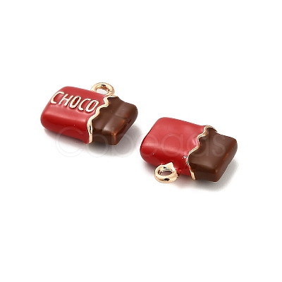 Alloy Enamel Pendants X-PALLOY-R155-01G-02-1