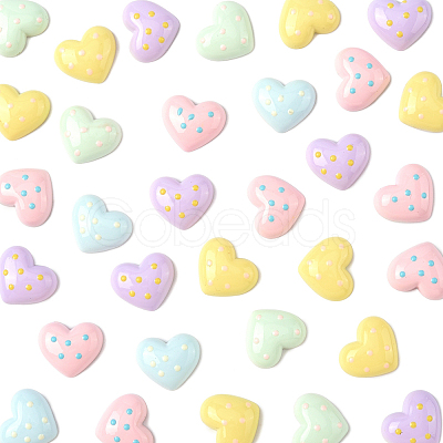 40Pcs Plastic Cabochons FIND-FS0004-35A-1
