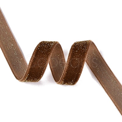 Glitter Sparkle Single Face Velvet Ribbon SRIB-Q023-01B-09-1