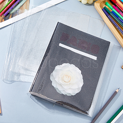 Glitter PVC Book Covers DIY-WH0899-597A-01-1
