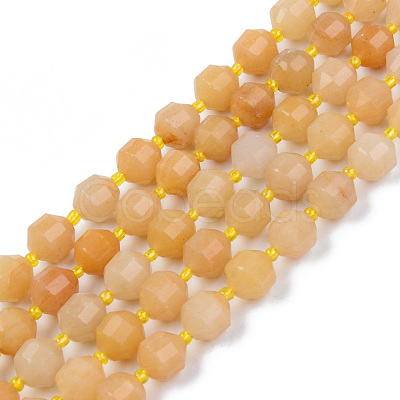 Natural Topaz Jade Beads Strands G-R482-22-10mm-1