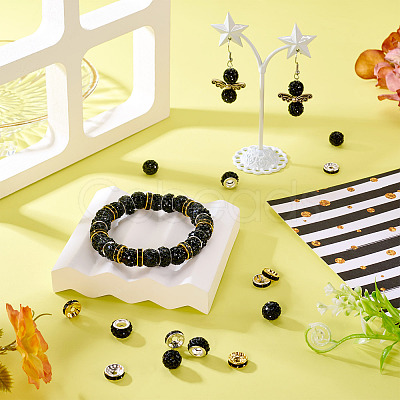 Pave Disco Ball Beads RB-TA0001-18A-1