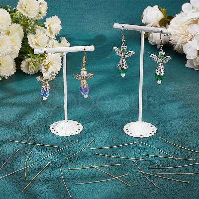 500Pcs 2 Colors Brass Ball Head Pins KK-SC0005-34-1