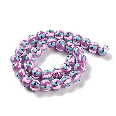 Handmade Porcelain Beads Strands PORC-L078-01I-1