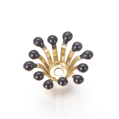 Brass Bead Caps X-KK-E767-02-1