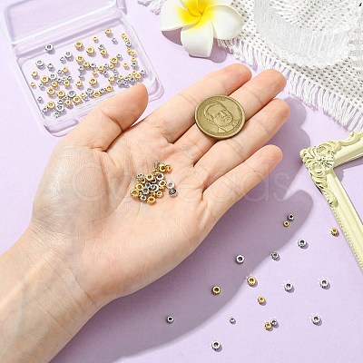 120Pcs 6 Styles Brass Beads KK-CJ0003-42-1
