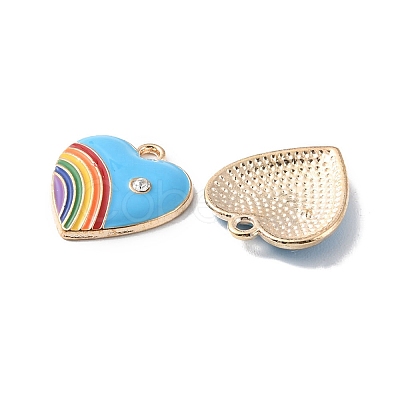 Alloy Enamel Pendant ENAM-YW0002-36E-1