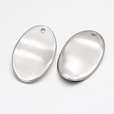 Oval CCB Plastic Pendants CCB-J028-51P-1