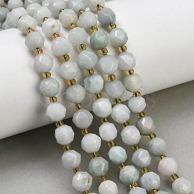 Natural Myanmar Jade Jadeite Jade Beads Strands GG-CBA3921-B15-8mm-1