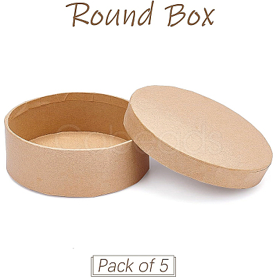 Kraft Cardboard Paper Jewelry Gift Boxes CBOX-WH0006-07-1