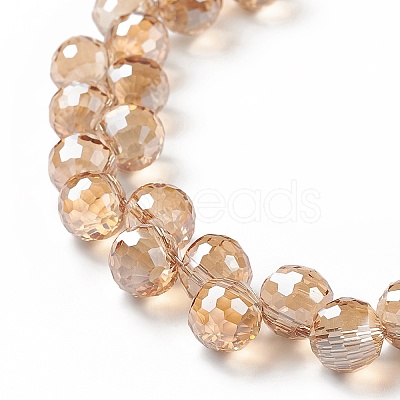 Transparent Glass Beads Strands GLAA-G096-01G-1