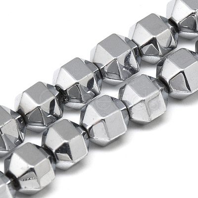 Electroplate Non-magnetic Synthetic Hematite Beads Strands G-T061-31A-1