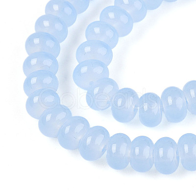 Imitation Jade Glass Beads X-DGLA-ZX002-8mm-02H-1
