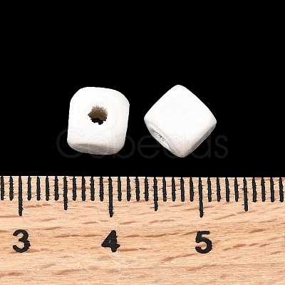 Spray Painted Wooden Beads WOOD-P021-01A-30-1