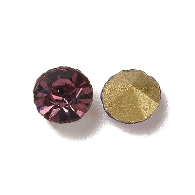 Back Plated Grade A Diamond Glass Pointed Rhinestone RGLA-SS22-015-1