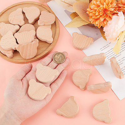 1 Set Unfinished Wooden Chips WOOD-OC0003-98A-1
